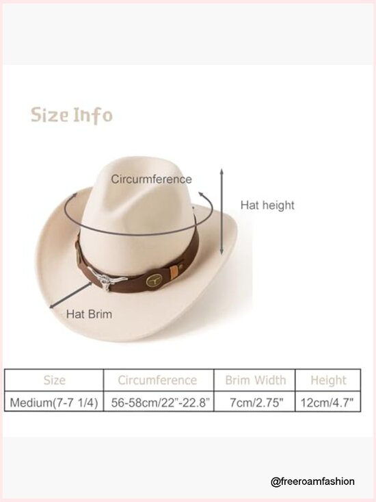 Women\'s Western Cowboy Cowgirl Hat with Adjustable Chin Strap main image 5